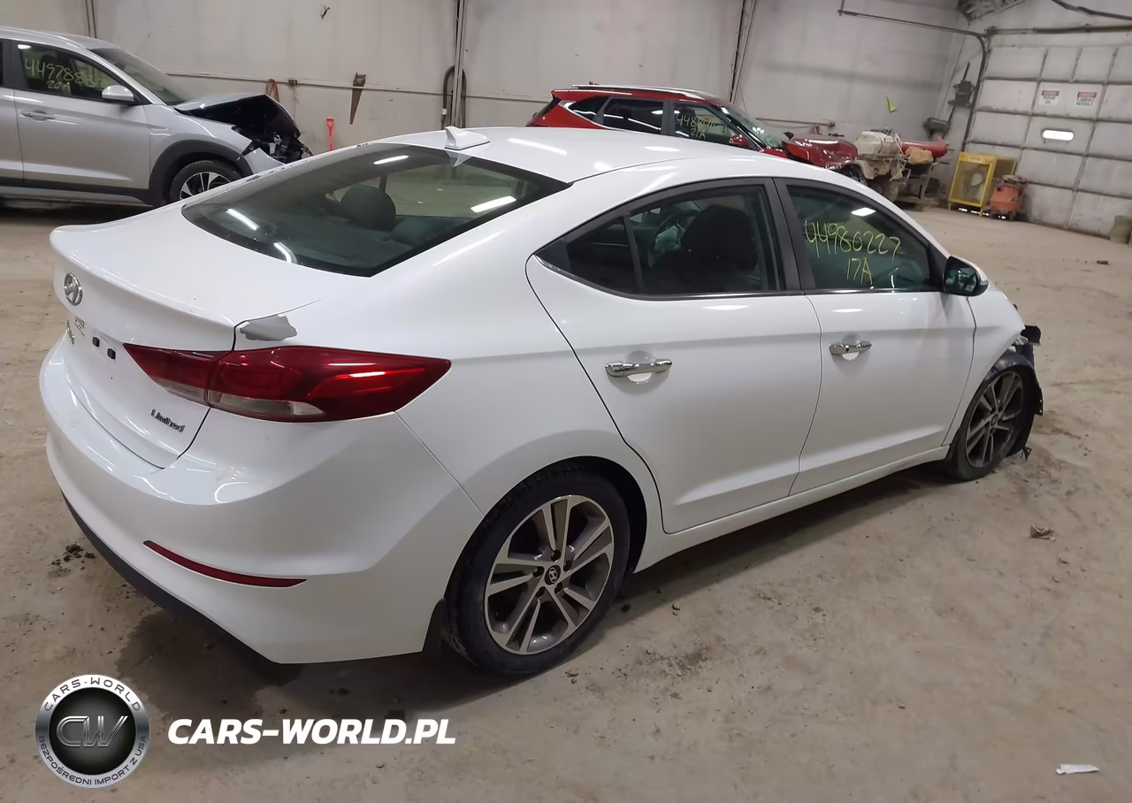 2017 Hyundai Elantra Limited VIN:5NPD84LF2HH183921 - 4