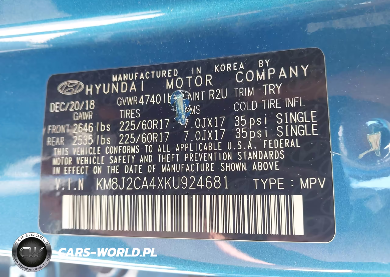 2019 Hyundai Tucson Se VIN:KM8J2CA4XKU924681 - 9