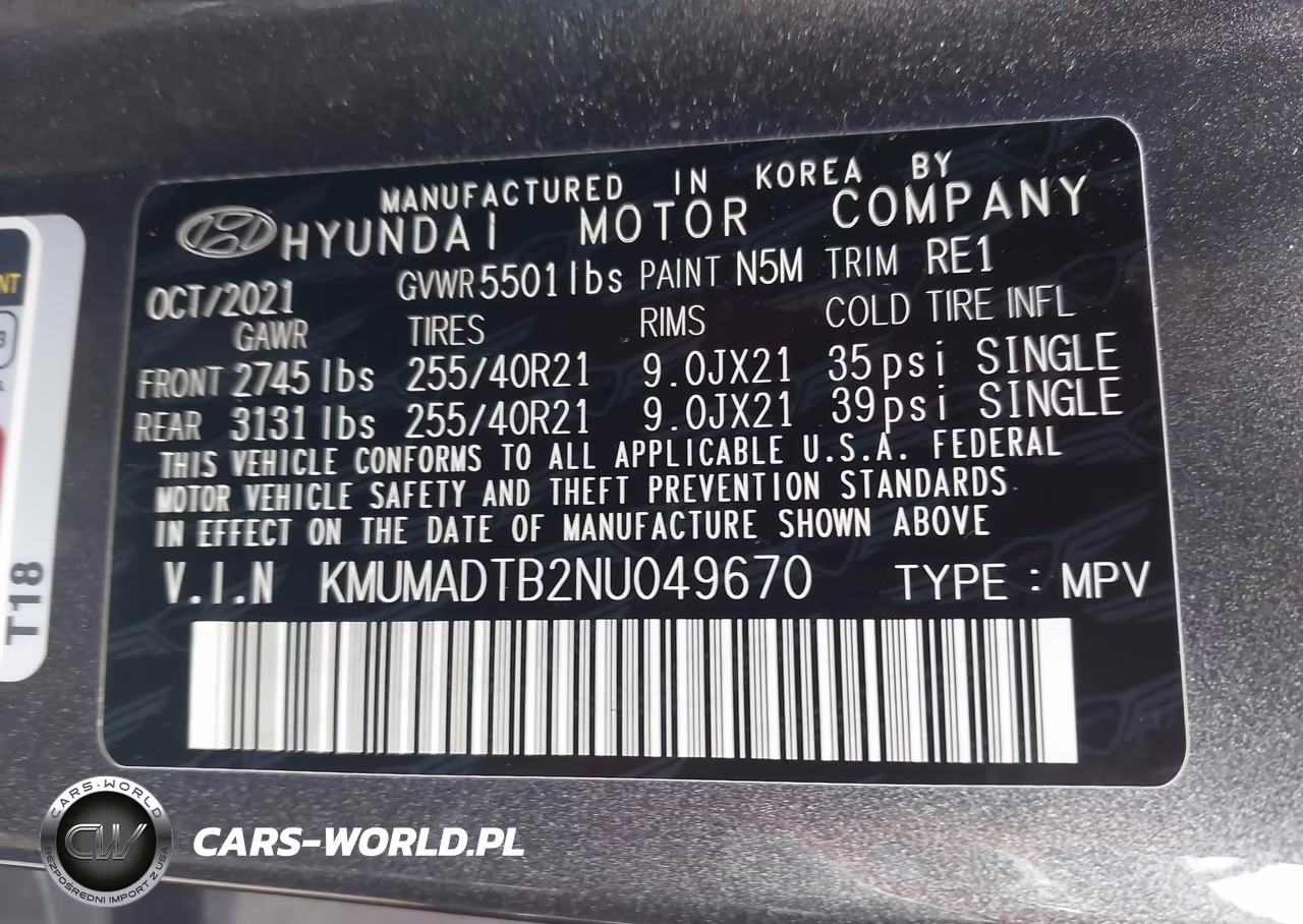 2022 Genesis Gv70 2.5T Awd VIN:KMUMADTB2NU049670 - 9