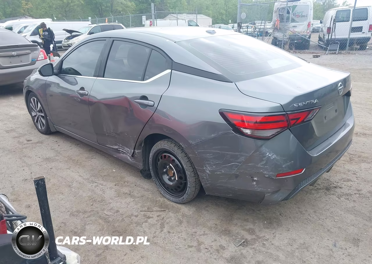 2020 Nissan Sentra Sv Xtronic Cvt VIN:3N1AB8CV2LY235162 - 3