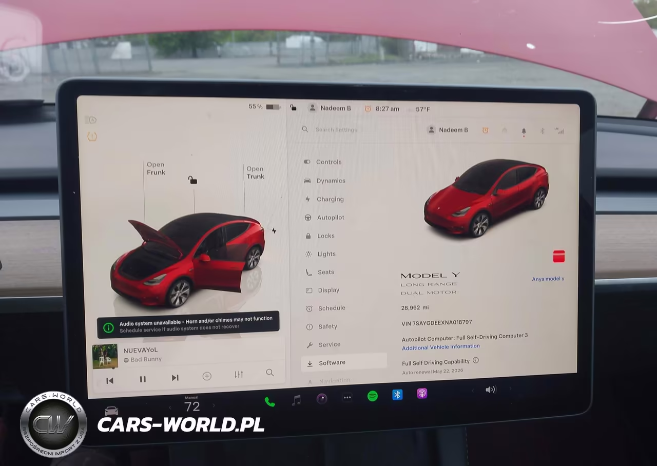 2022 Tesla Model Y Long Range Dual Motor All-Wheel Drive VIN:7SAYGDEEXNA018797 - 17