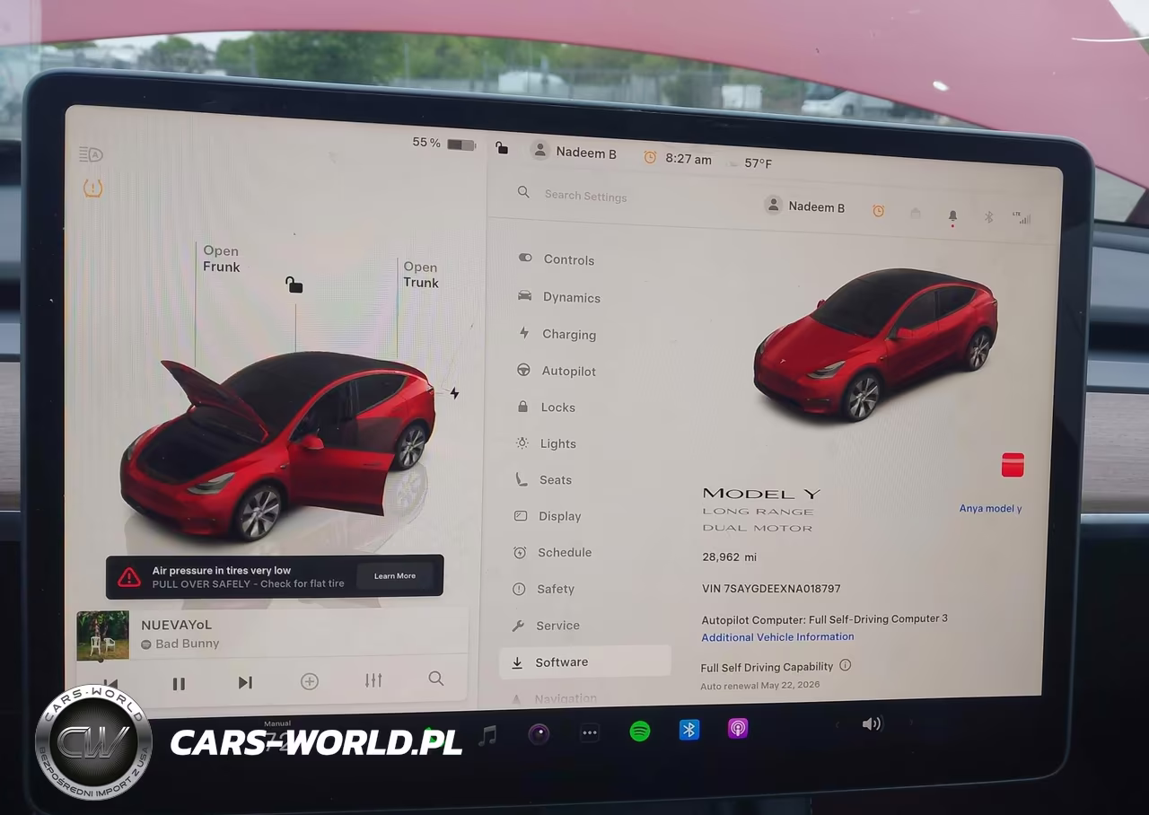 2022 Tesla Model Y Long Range Dual Motor All-Wheel Drive VIN:7SAYGDEEXNA018797 - 7