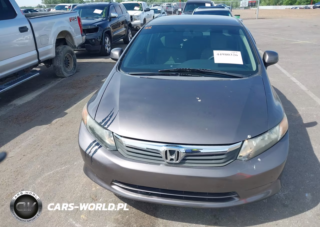 2012 Honda Civic Lx VIN:19XFB2F57CE074367 - 12