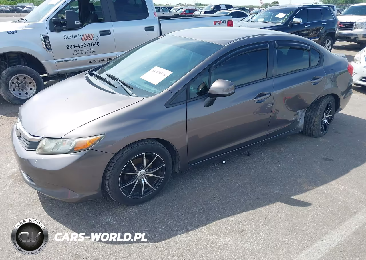 2012 Honda Civic Lx VIN:19XFB2F57CE074367 - 2