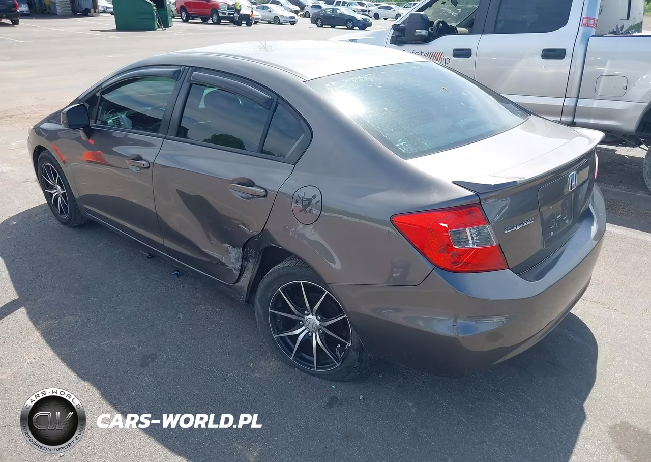 2012 Honda Civic Lx VIN:19XFB2F57CE074367 - 3