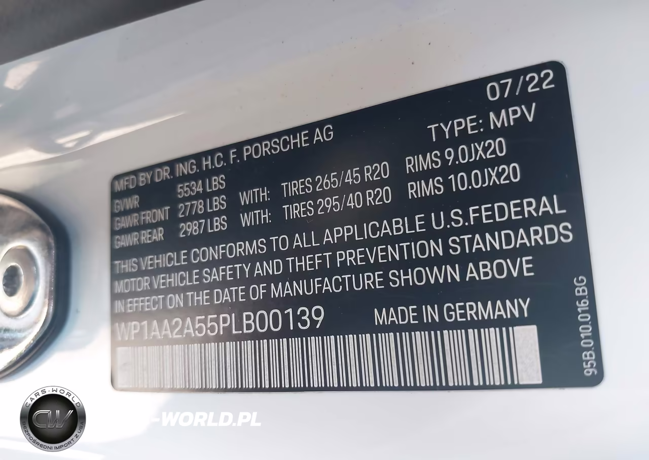 2023 Porsche Macan T VIN:WP1AA2A55PLB00139 - 9