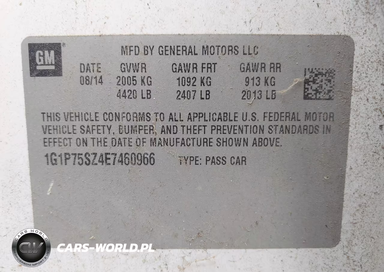 2014 Chevrolet Cruze Diesel VIN:1G1P75SZ4E7460966 - 9