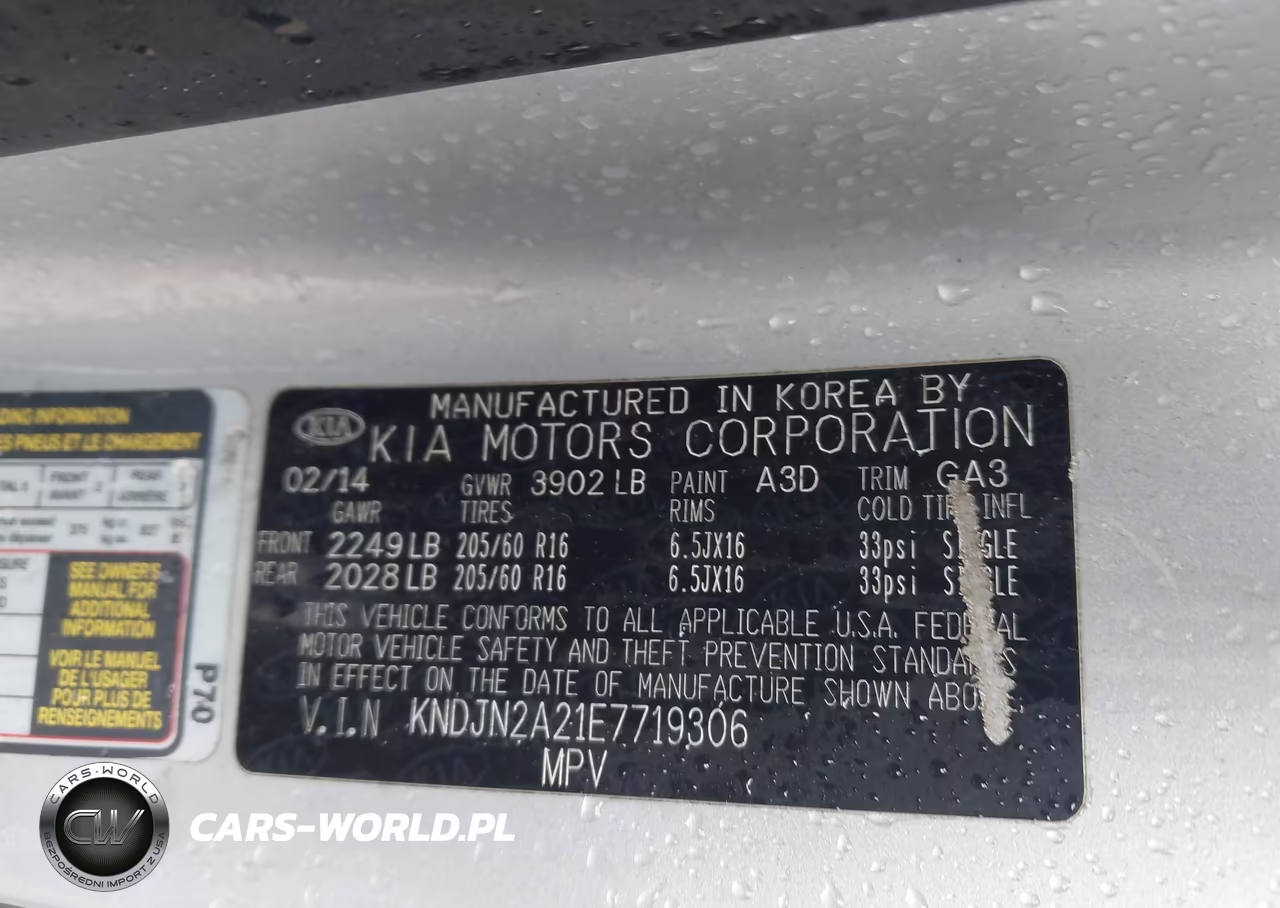 2014 Kia Soul VIN:KNDJN2A21E7719306 - 9