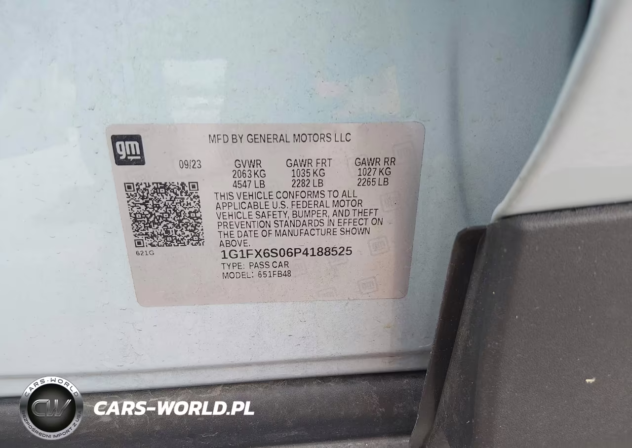 2023 Chevrolet Bolt Ev Fwd 2Lt VIN:1G1FX6S06P4188525 - 9