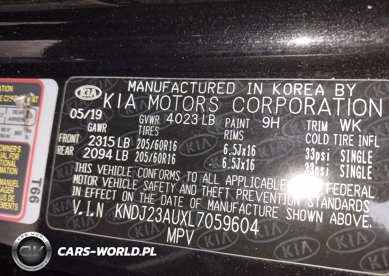 2020 Kia Soul Lx VIN:KNDJ23AUXL7059604 - 9