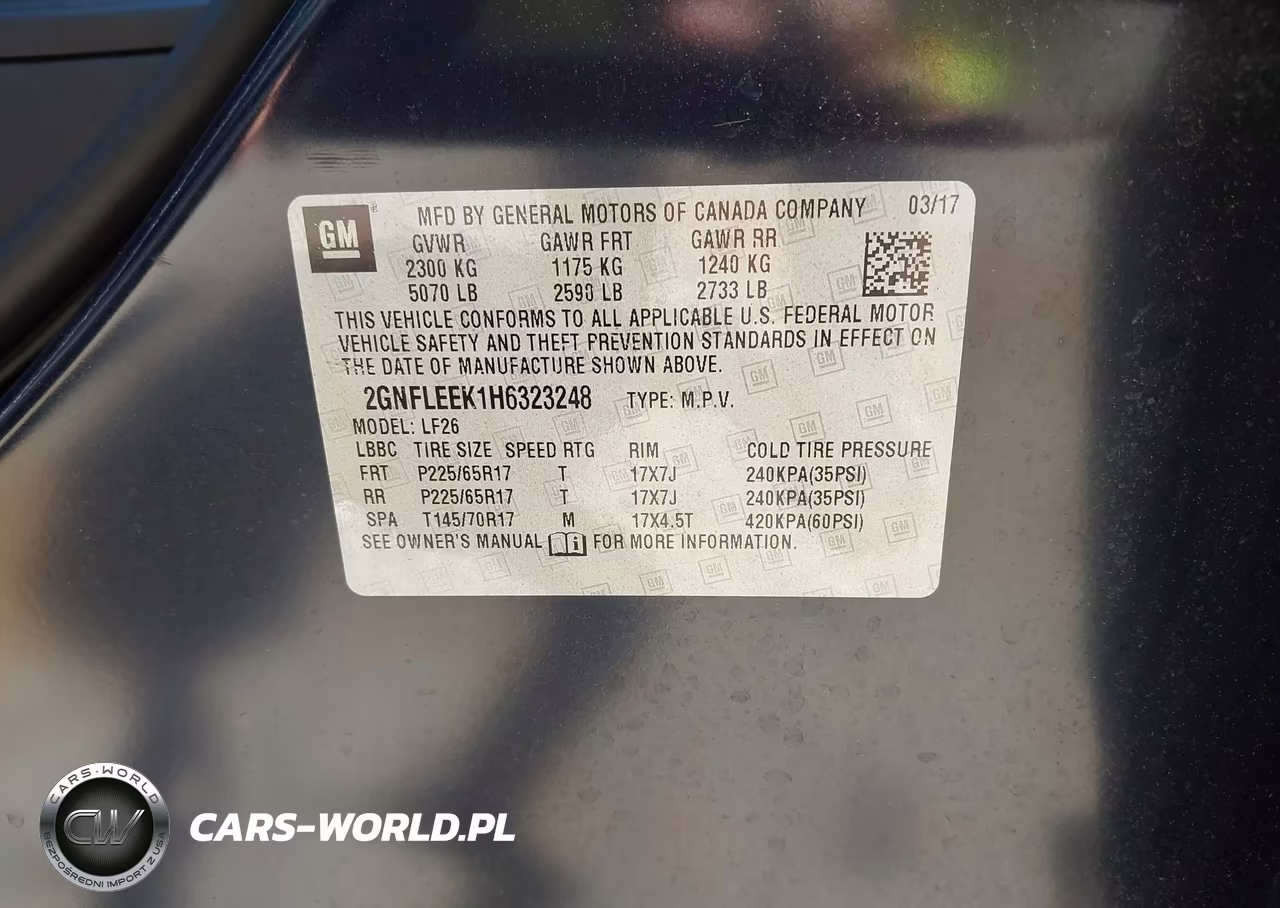 2017 Chevrolet Equinox Ls VIN:2GNFLEEK1H6323248 - 9