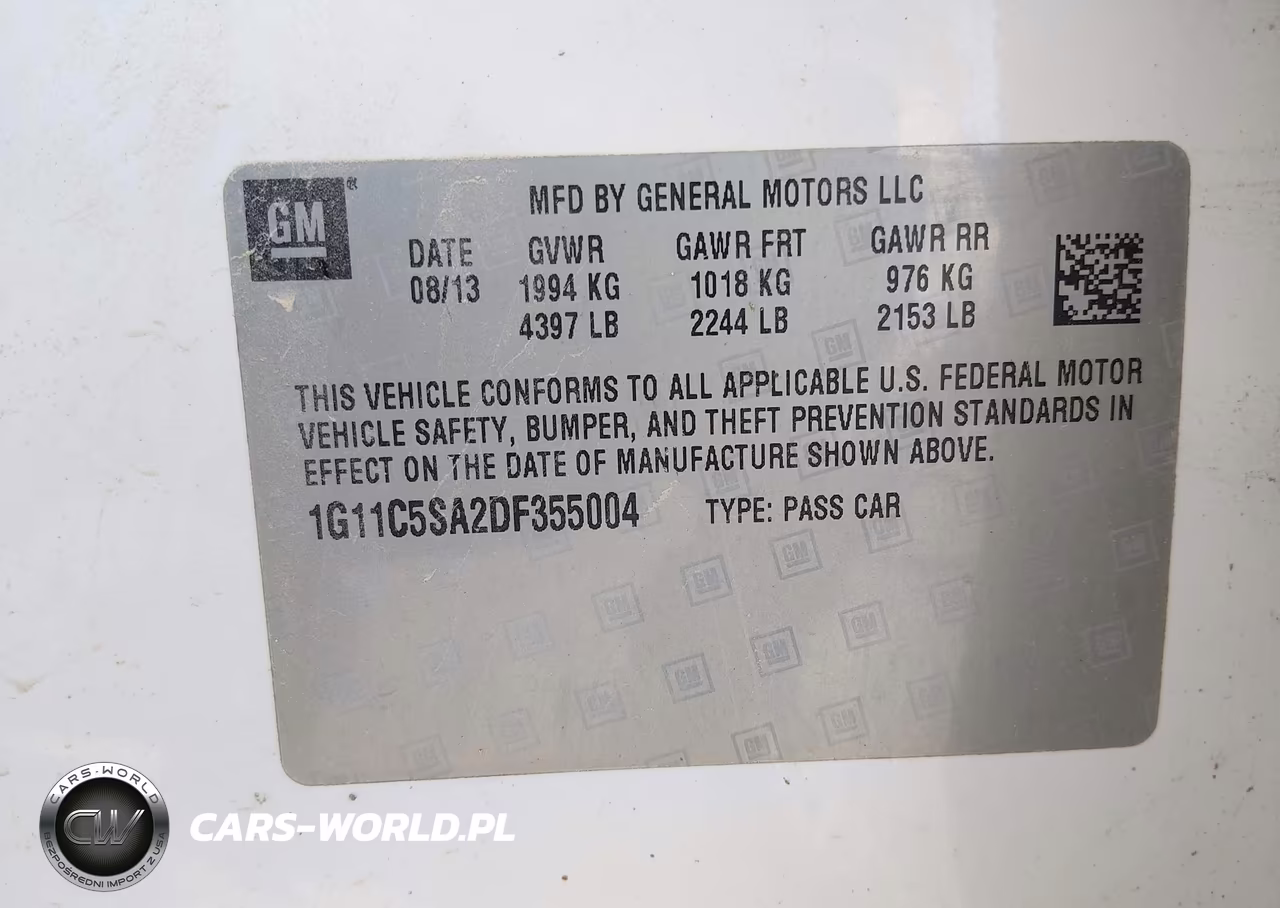 2013 Chevrolet Malibu 1Lt VIN:1G11C5SA2DF355004 - 9