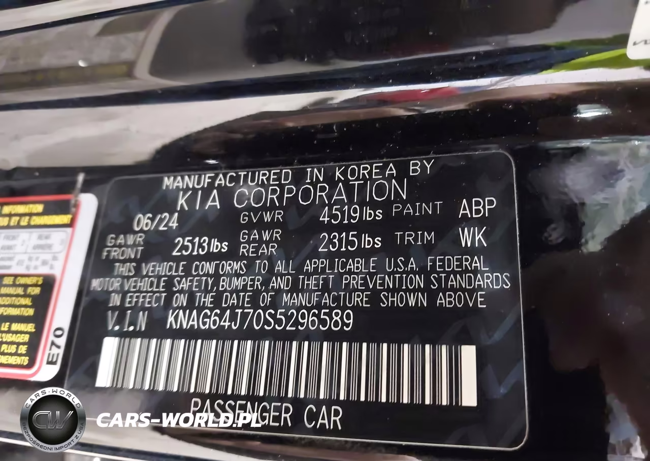 2025 Kia K5 Gt-Line VIN:KNAG64J70S5296589 - 9