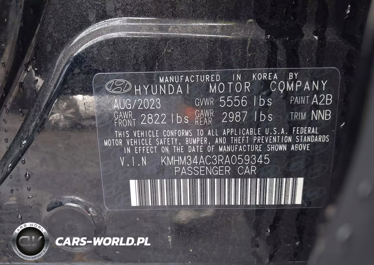 2024 Hyundai Ioniq 6 Sel VIN:KMHM34AC3RA059345 - 9