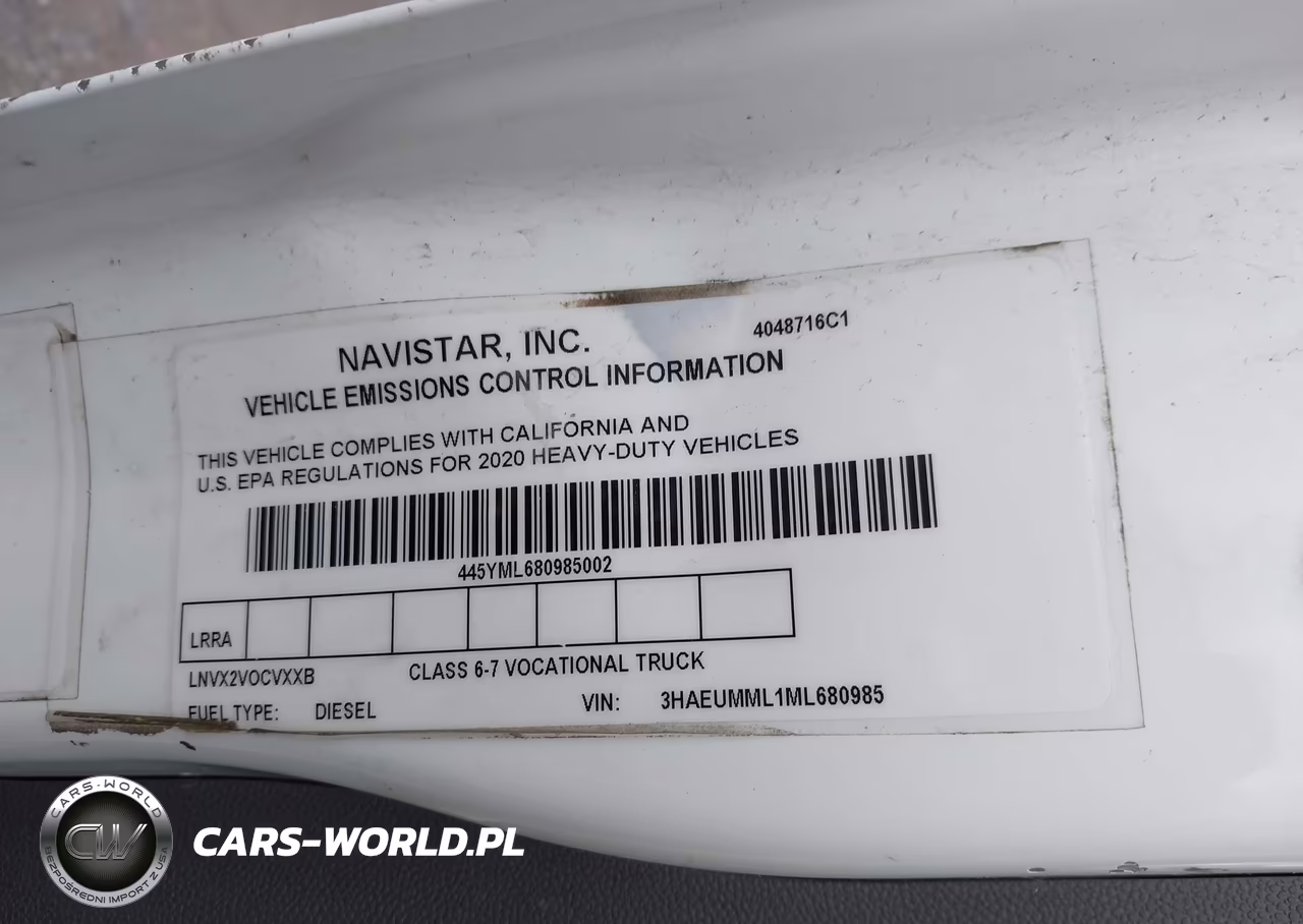 2021 International Mv VIN:3HAEUMML1ML680985 - 8