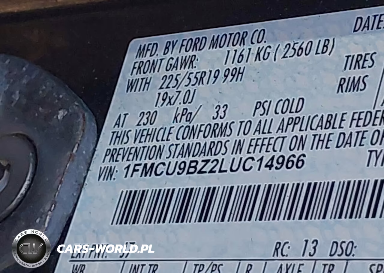 2020 Ford Escape Se Sport Hybrid VIN:1FMCU9BZ2LUC14966 - 9