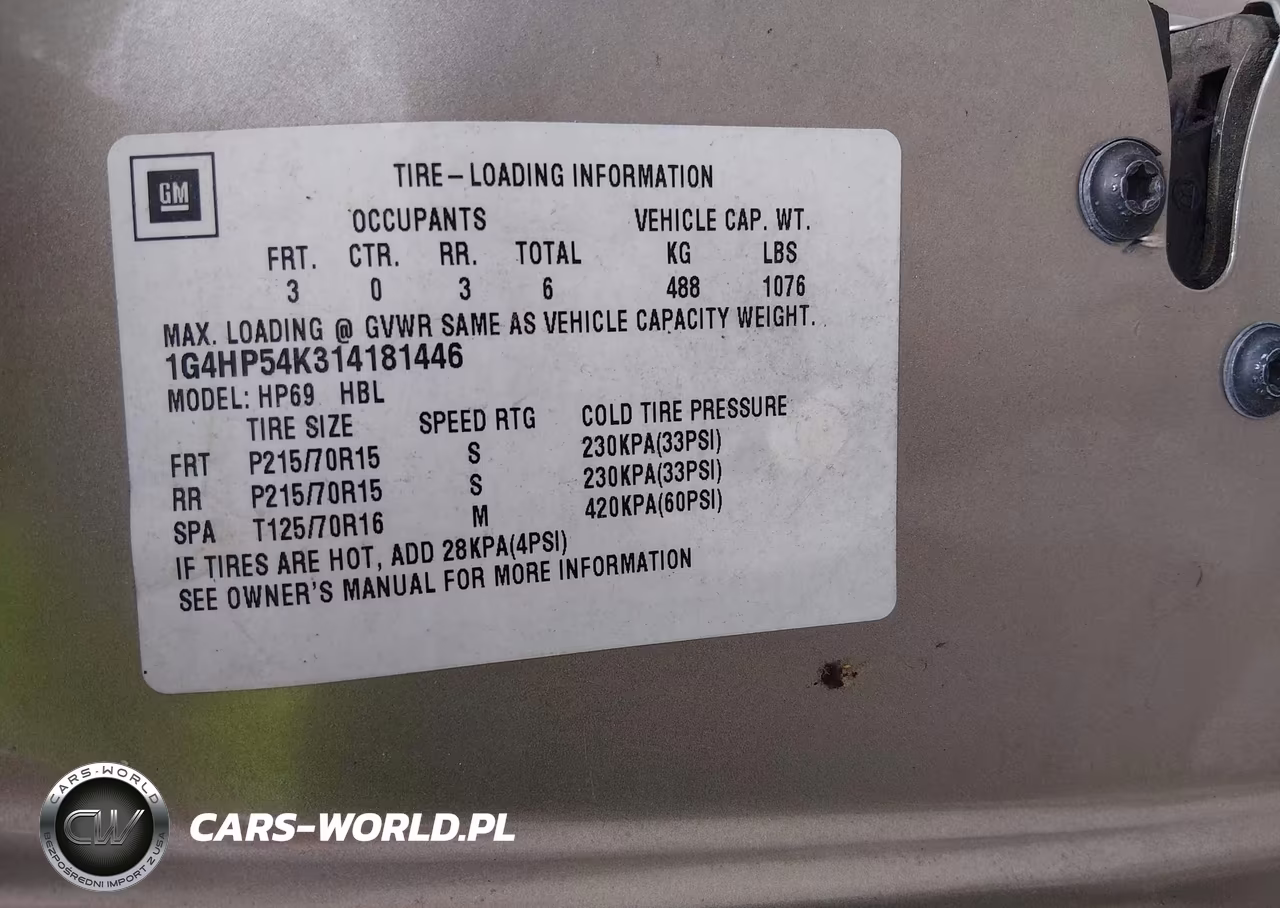 2001 Buick Lesabre Custom VIN:1G4HP54K314181446 - 9