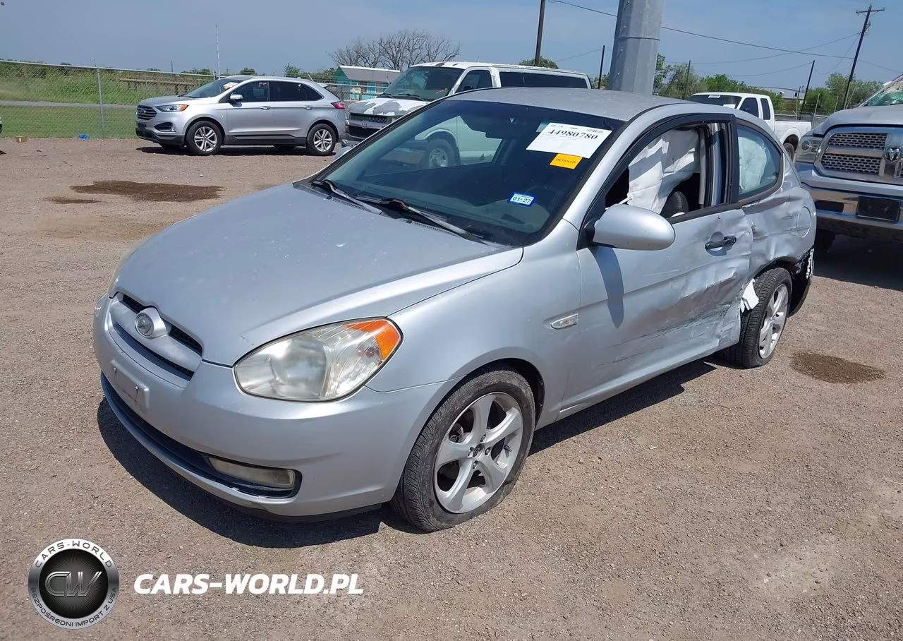 2007 Hyundai Accent Se VIN:KMHCN36C17U044024 - 2