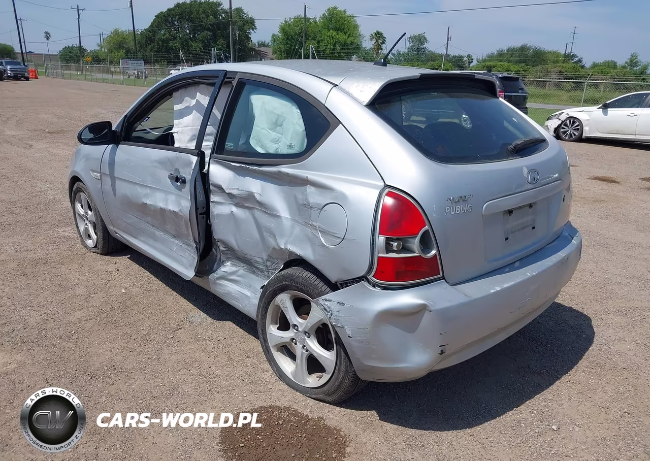 2007 Hyundai Accent Se VIN:KMHCN36C17U044024 - 3