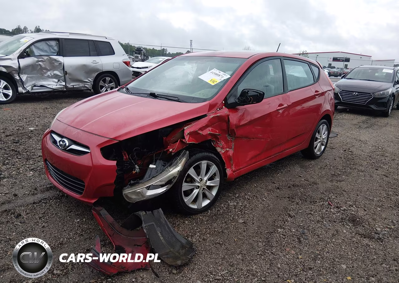 2012 Hyundai Accent Se VIN:KMHCU5AE3CU004139 - 2