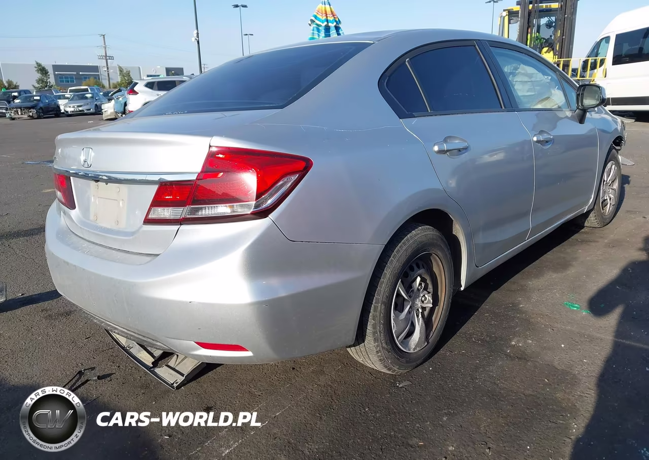 2013 Honda Civic Lx VIN:19XFB2F55DE275119 - 4