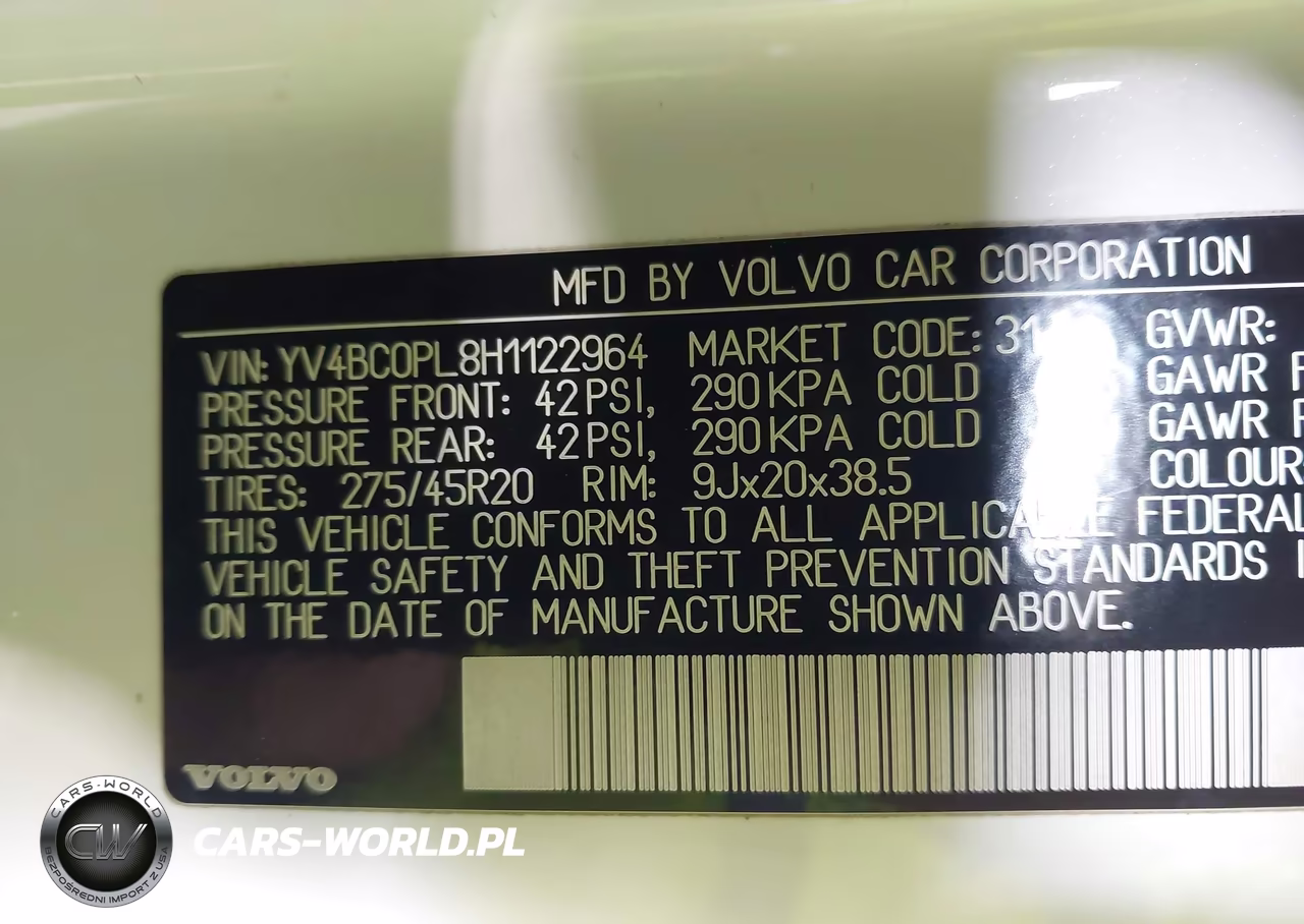 2017 Volvo Xc90 Hybrid T8 Inscription VIN:YV4BC0PL8H1122964 - 9