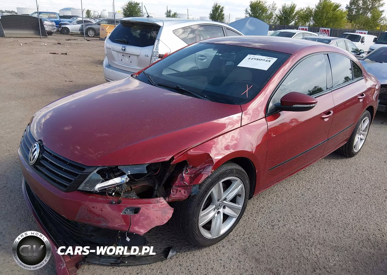 2013 Volkswagen Cc 2.0T Sport VIN:WVWBN7AN2DE549155 - 2