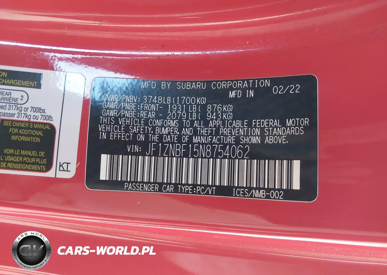 2022 Toyota Gr86 Premium VIN:JF1ZNBF15N8754062 - 9