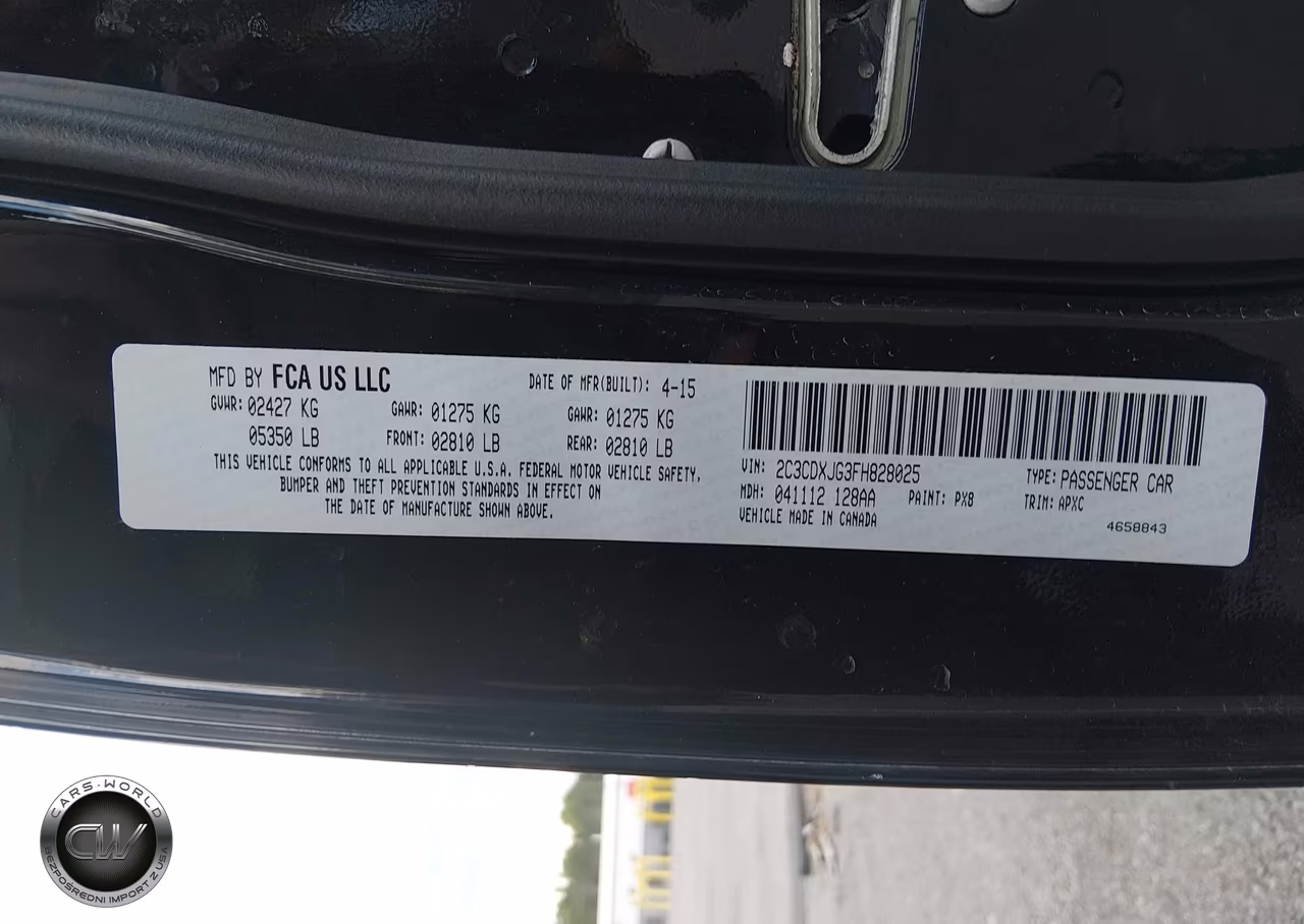 2015 Dodge Charger Sxt VIN:2C3CDXJG3FH828025 - 9