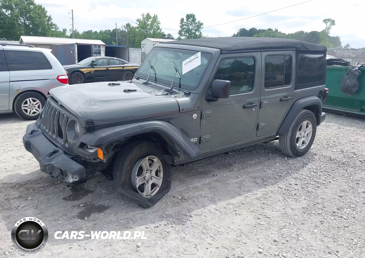 2021 Jeep Wrangler Unlimited Sport S 4X4 VIN:1C4HJXDG8MW511698 - 2