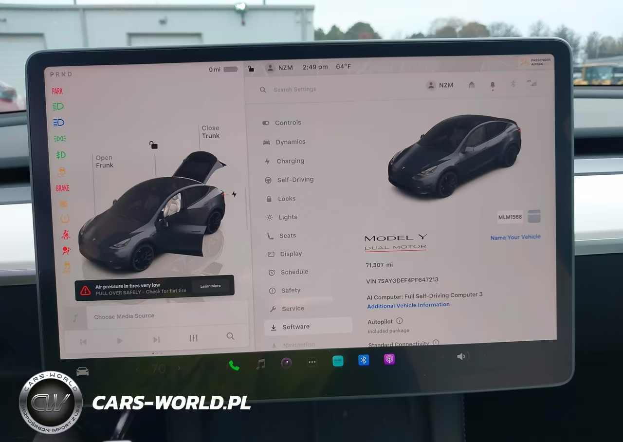 2023 Tesla Model Y Performance Dual Motor All-Wheel Drive VIN:7SAYGDEF4PF647213 - 7