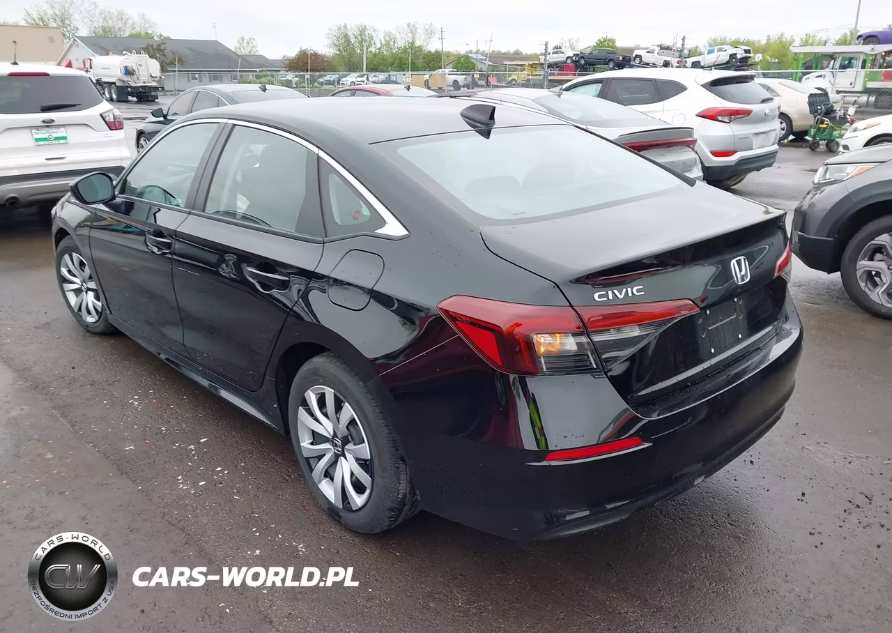 2026 Honda Civic Lx VIN:2HGFE2F28TH546675 - 3