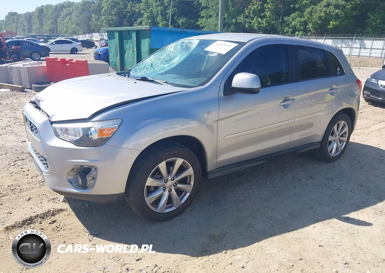 2014 Mitsubishi Outlander Sport Es VIN:4A4AP3AU0EE025857 - 2
