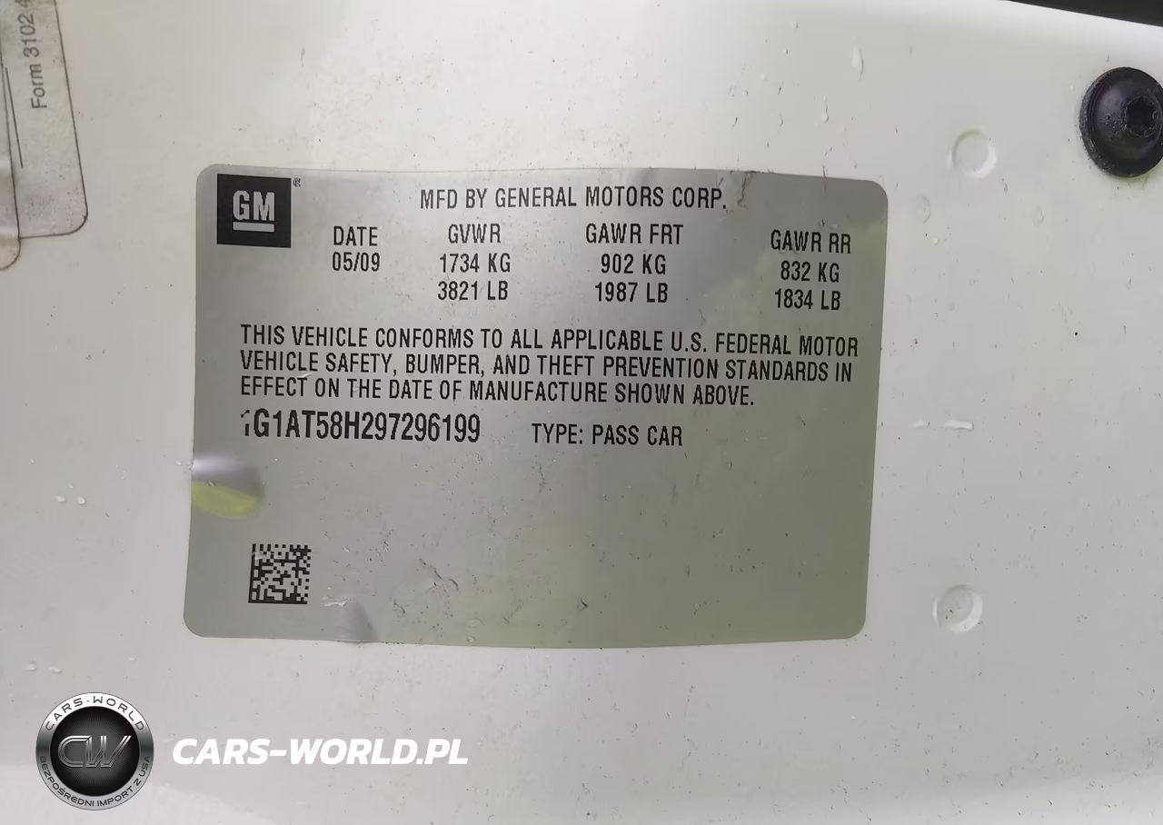 2009 Chevrolet Cobalt Lt VIN:1G1AT58H297296199 - 9