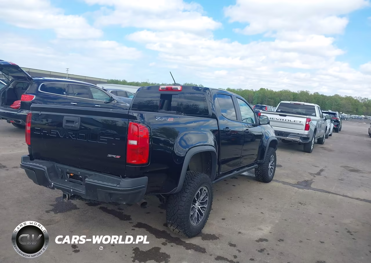 2021 Chevrolet Colorado 4Wd Short Box Zr2 VIN:1GCGTEENXM1170826 - 4