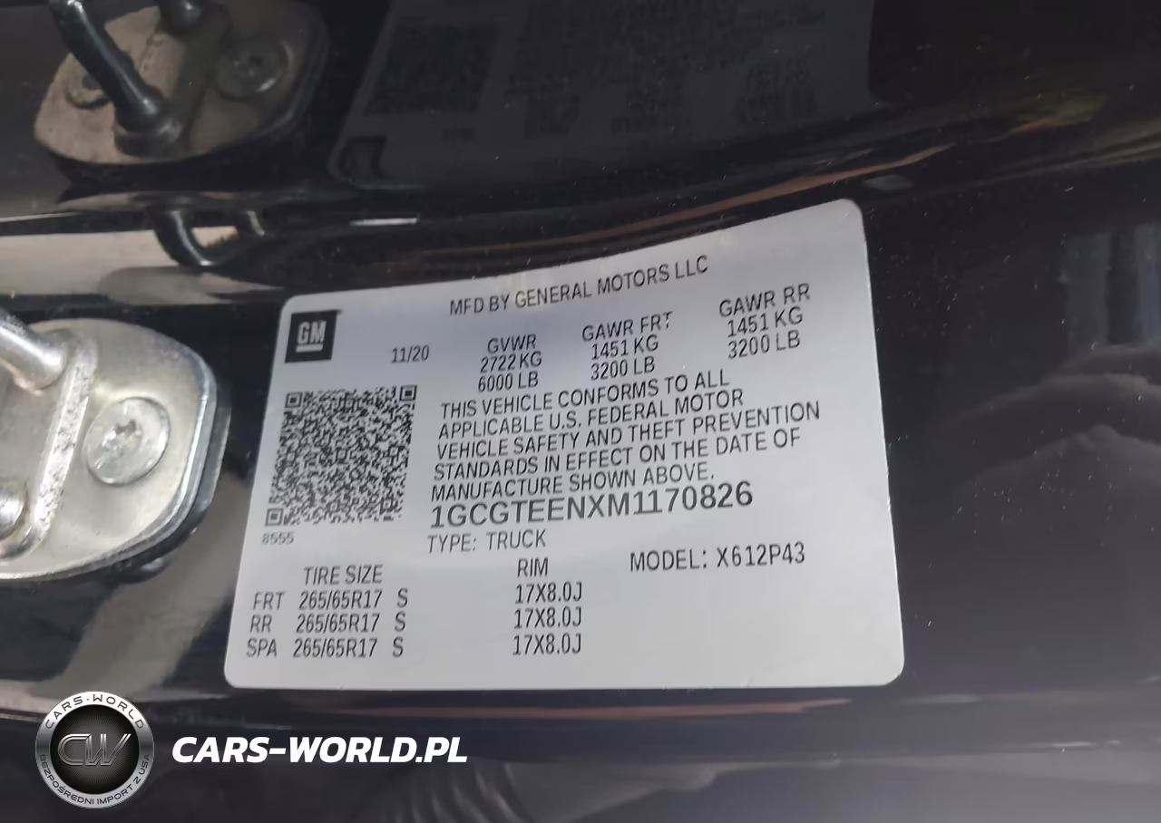 2021 Chevrolet Colorado 4Wd Short Box Zr2 VIN:1GCGTEENXM1170826 - 9