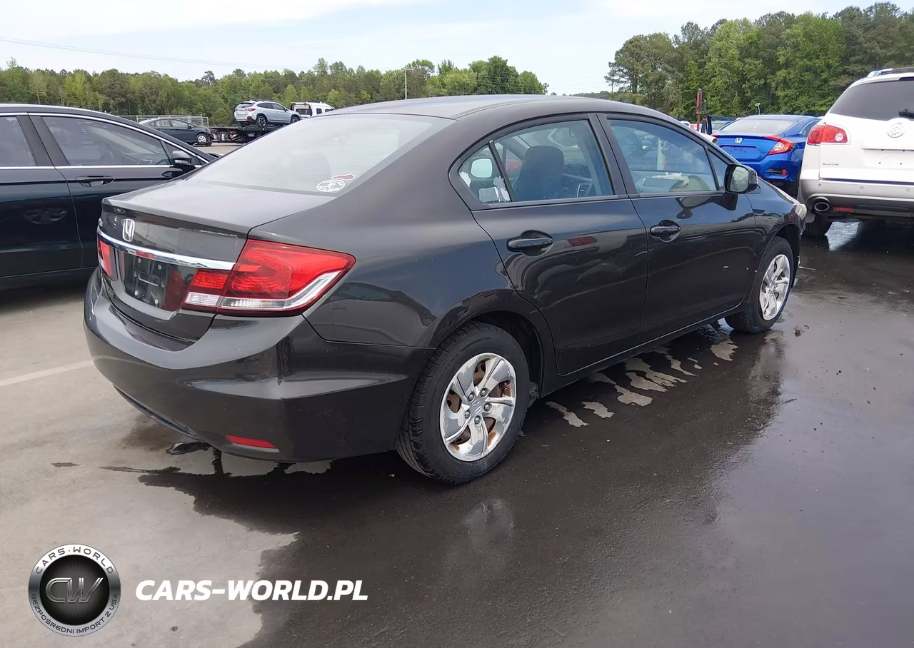 2013 Honda Civic Lx VIN:19XFB2F55DE021328 - 4