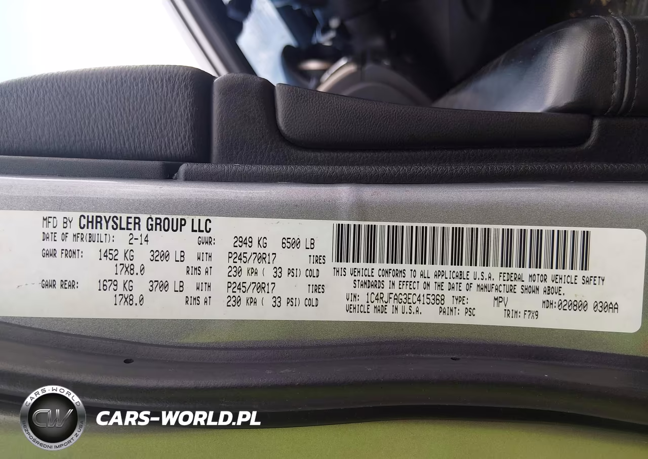 2014 Jeep Grand Cherokee Laredo VIN:1C4RJFAG3EC415368 - 9