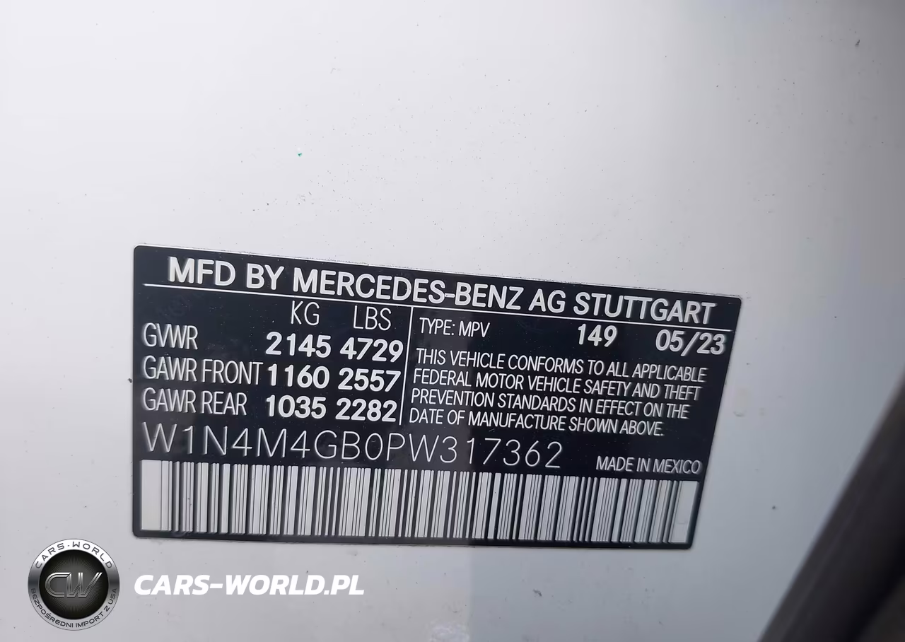 2023 Mercedes-Benz Glb 250 VIN:W1N4M4GB0PW317362 - 9