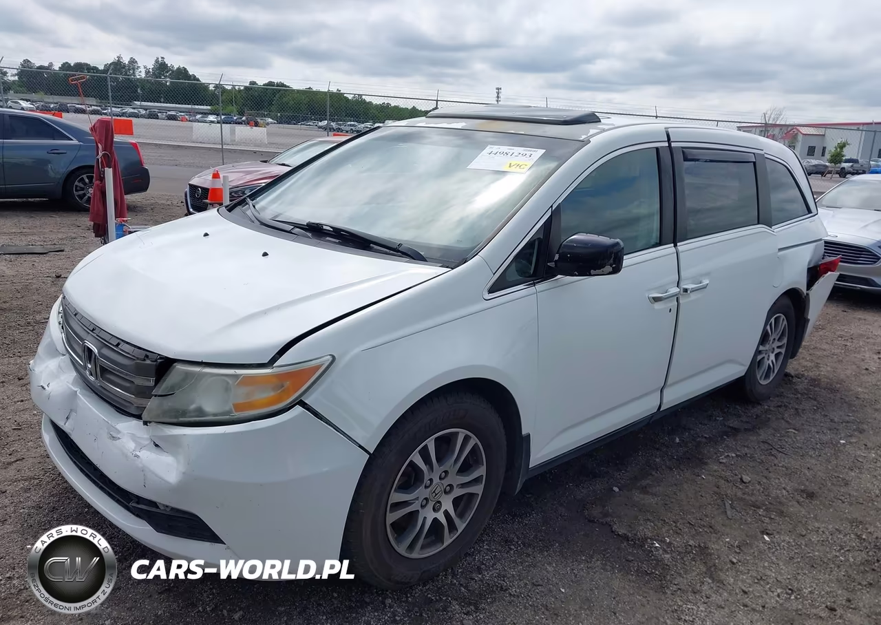 2012 Honda Odyssey Ex-L VIN:5FNRL5H65CB017726 - 2