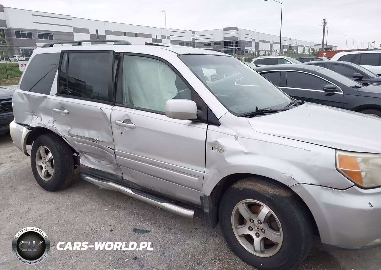 2006 Honda Pilot Ex-L VIN:5FNYF28686B046398 - 6