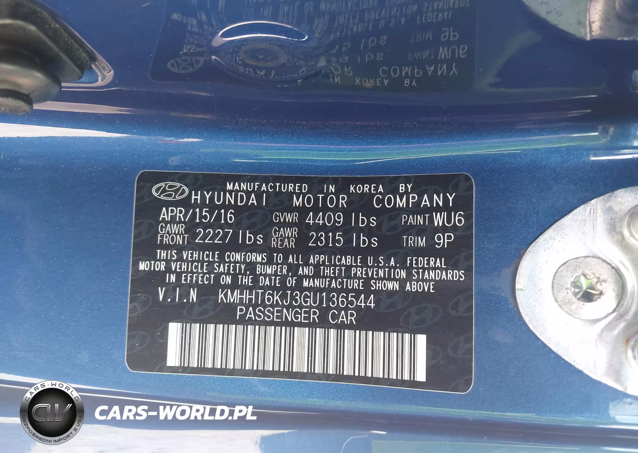2016 Hyundai Genesis 3.8 Base VIN:KMHHT6KJ3GU136544 - 9