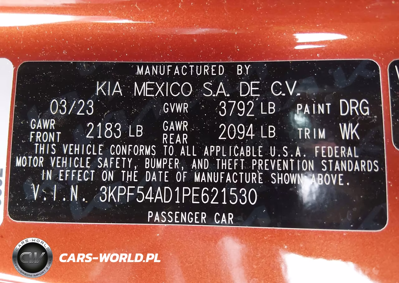 2023 Kia Forte Gt-Line VIN:3KPF54AD1PE621530 - 9