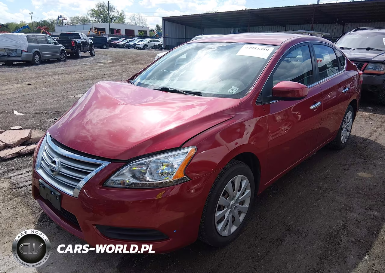 2014 Nissan Sentra Sv VIN:3N1AB7AP1EL626396 - 2