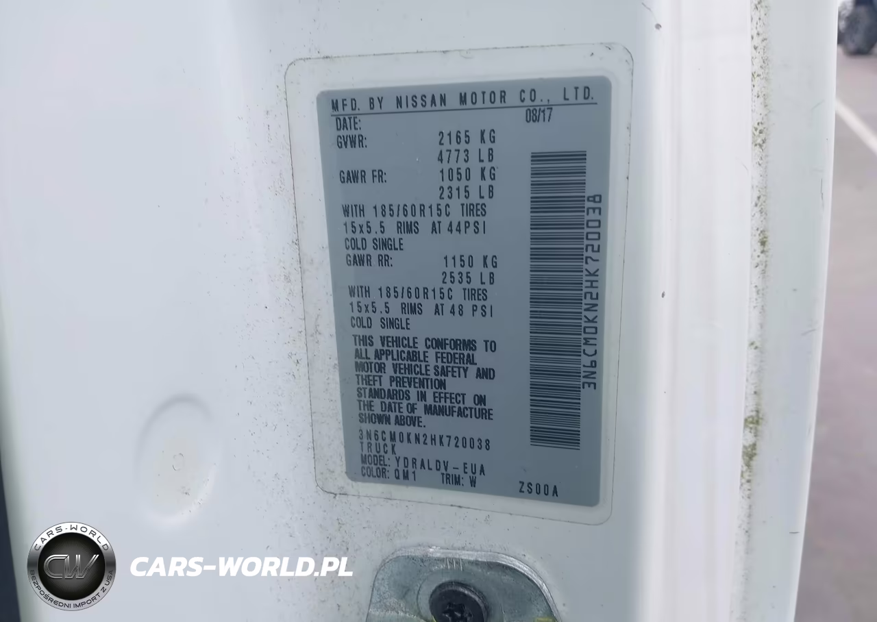 2017 Nissan Nv200 S VIN:3N6CM0KN2HK720038 - 9