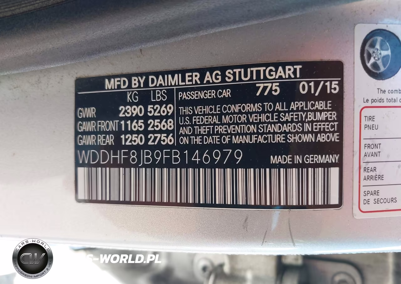 2015 Mercedes-Benz E 350 4Matic VIN:WDDHF8JB9FB146979 - 9