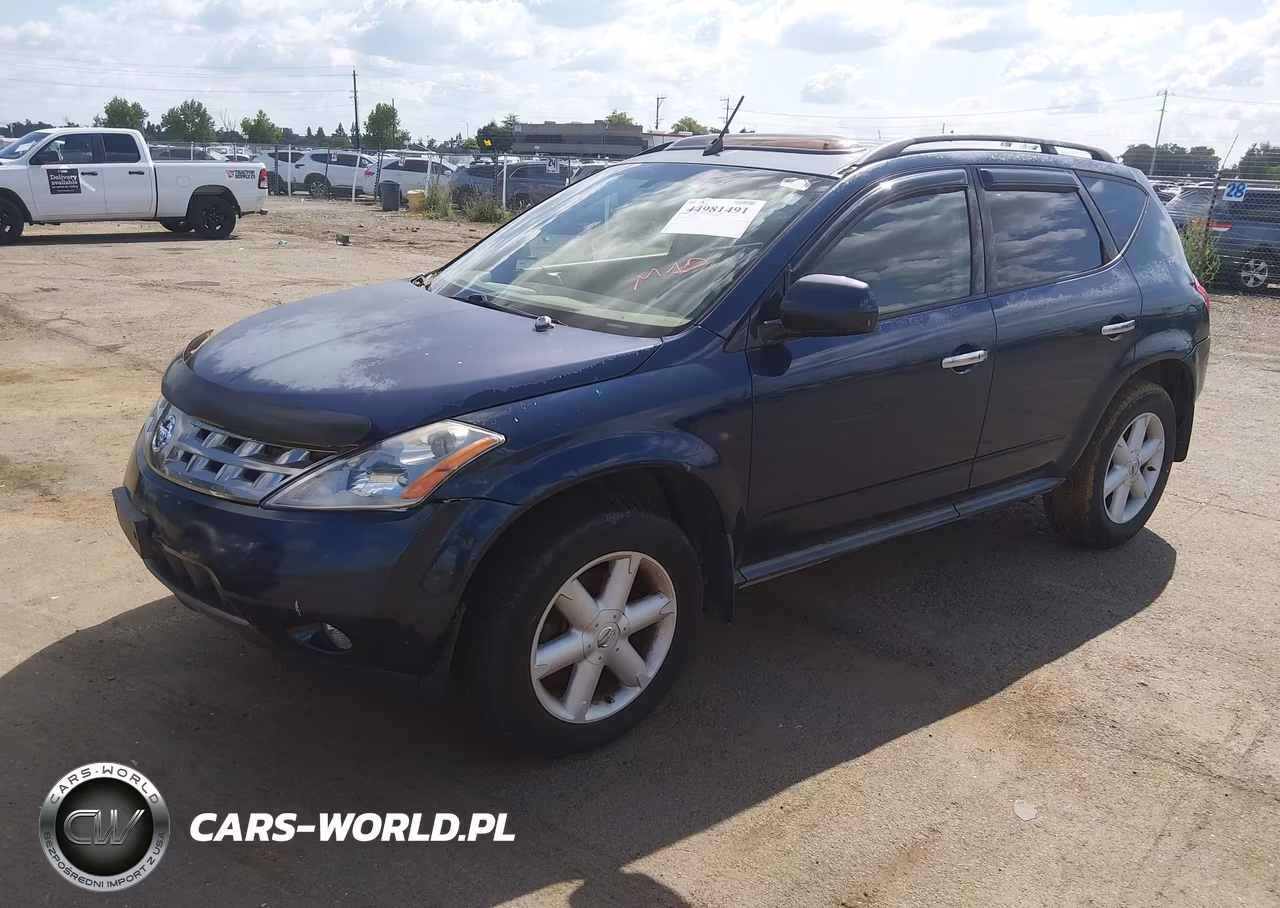 2005 Nissan Murano Se VIN:JN8AZ08W75W431589 - 2
