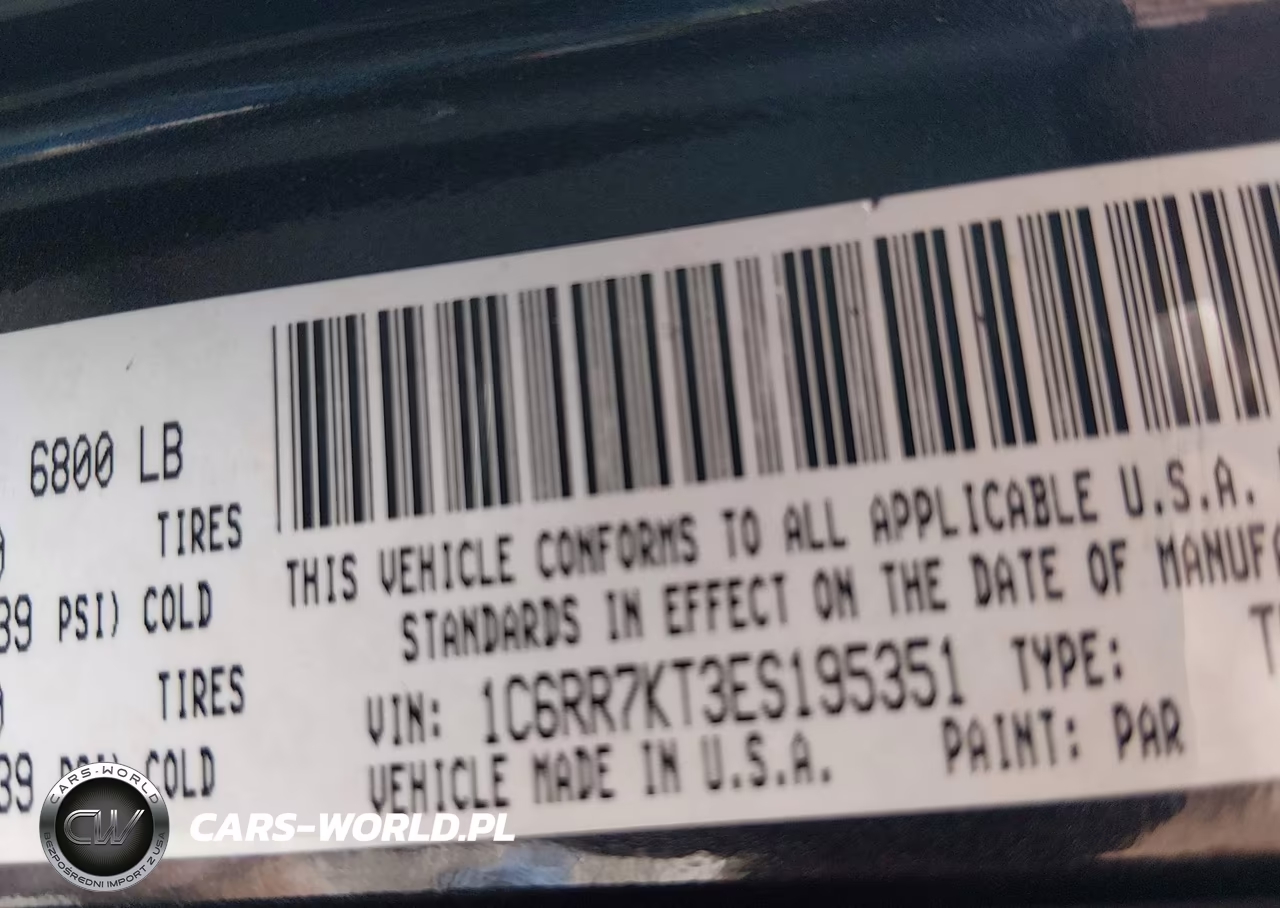 2014 Ram 1500 Express VIN:1C6RR7KT3ES195351 - 9