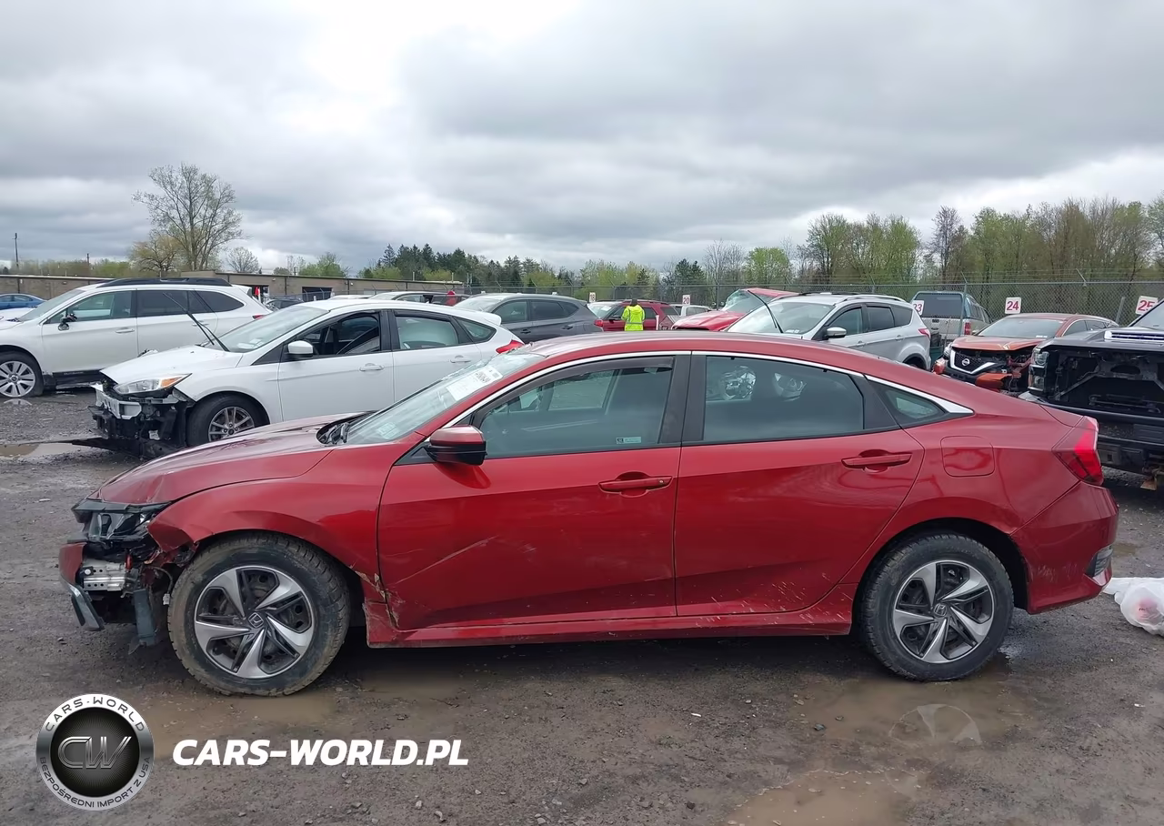 2020 Honda Civic Lx VIN:19XFC2F61LE201488 - 15