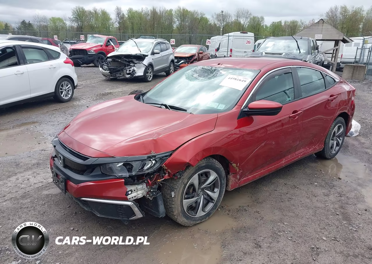 2020 Honda Civic Lx VIN:19XFC2F61LE201488 - 2